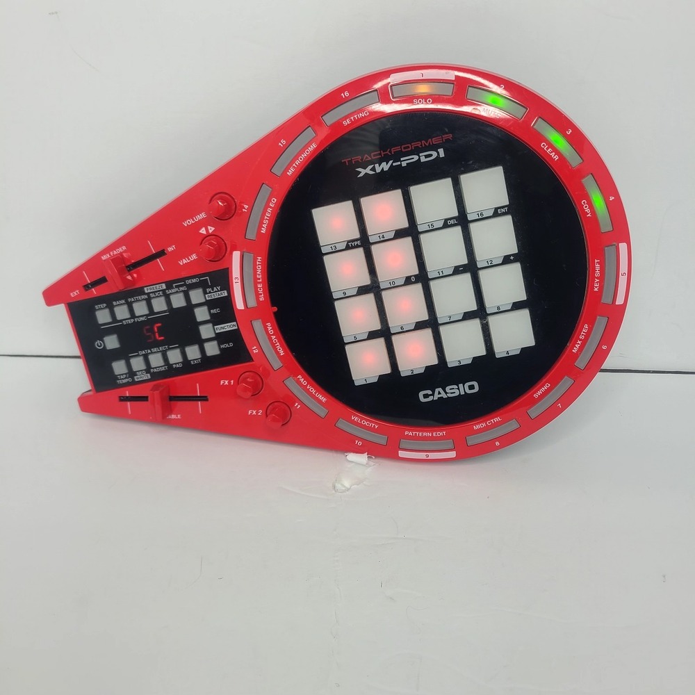 Casio XW-PD1 Trackformer Groove Center Sampler Sequencer DJ Controller